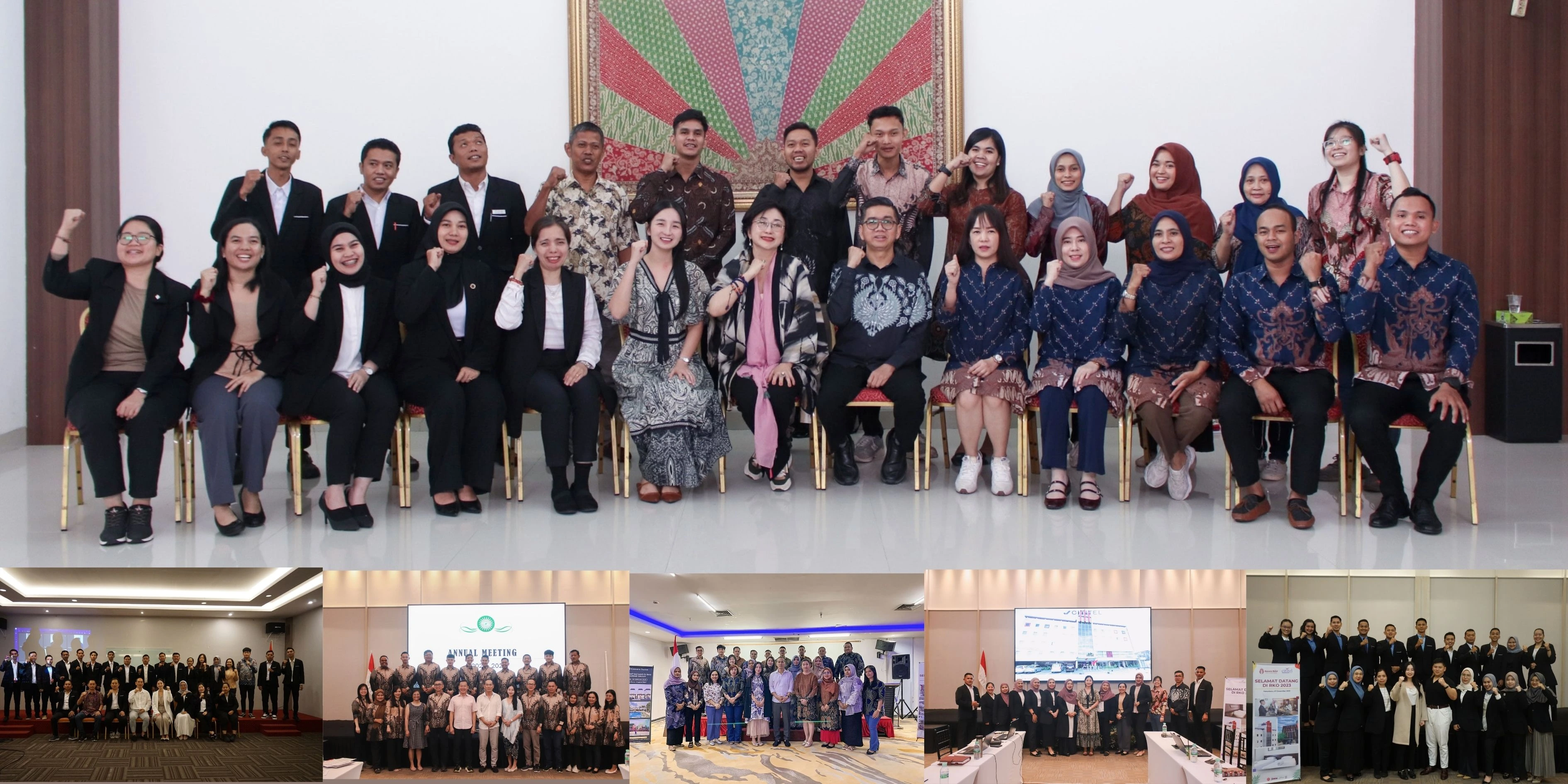 Foto tim manajemen dan keluarga besar Marsar Group