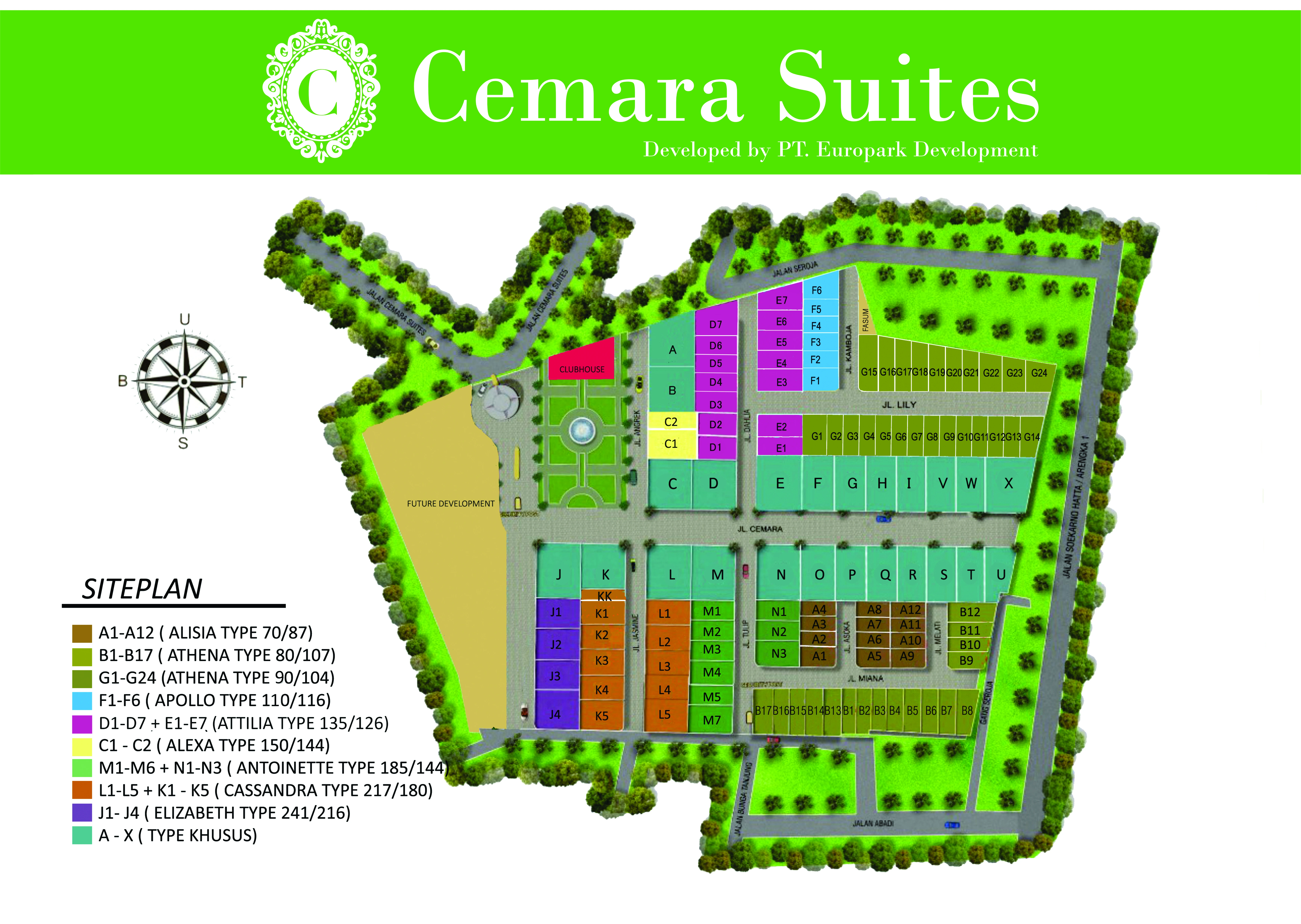 Masterplan Cemara Suites