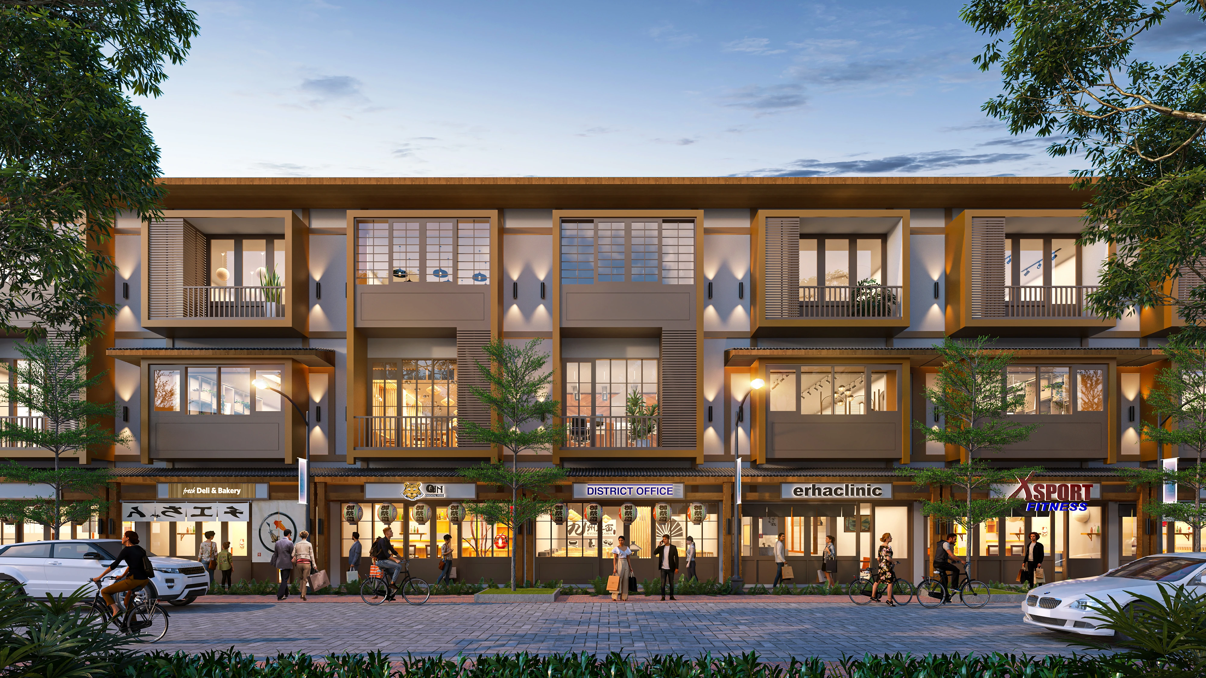 Klaster Cluster Okinawa Marina Sudirman